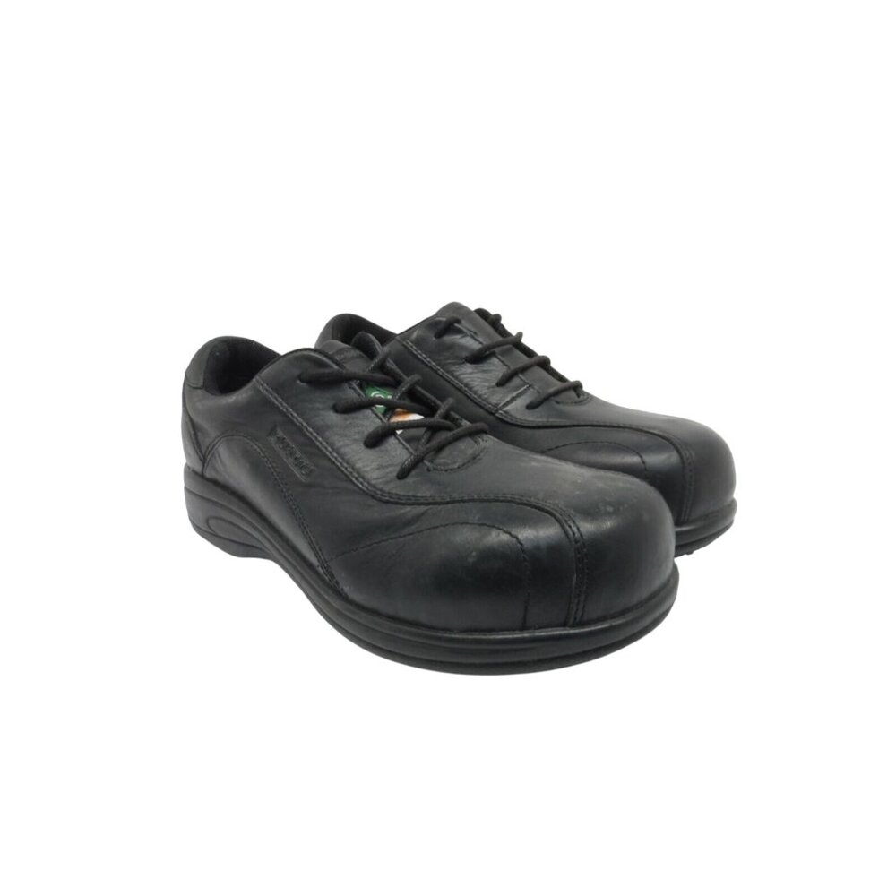 DAKOTA Women's Quad Comfort J-Step ATCP Anti-Slip Work Shoe Black Size 8.5M